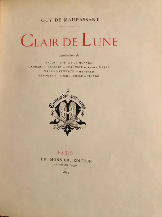Maupassant / Rochegrosse / Grasset e.a