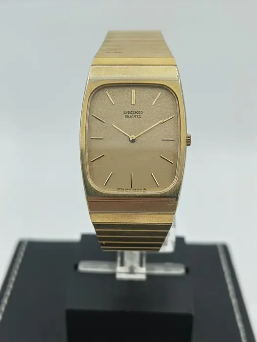 Seiko - Tank Ultra Thin Linen Dial - No reserve price - Men - 1980-1989