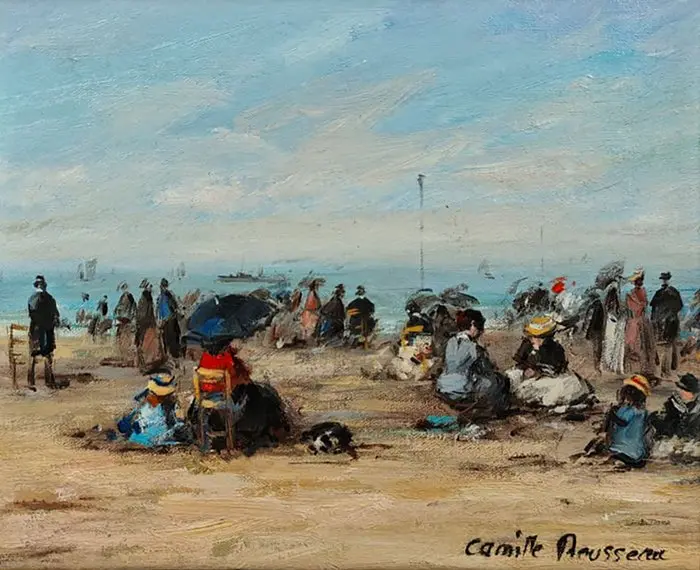 Camille Rousseau - Un après-midi sur les plages de Normandie