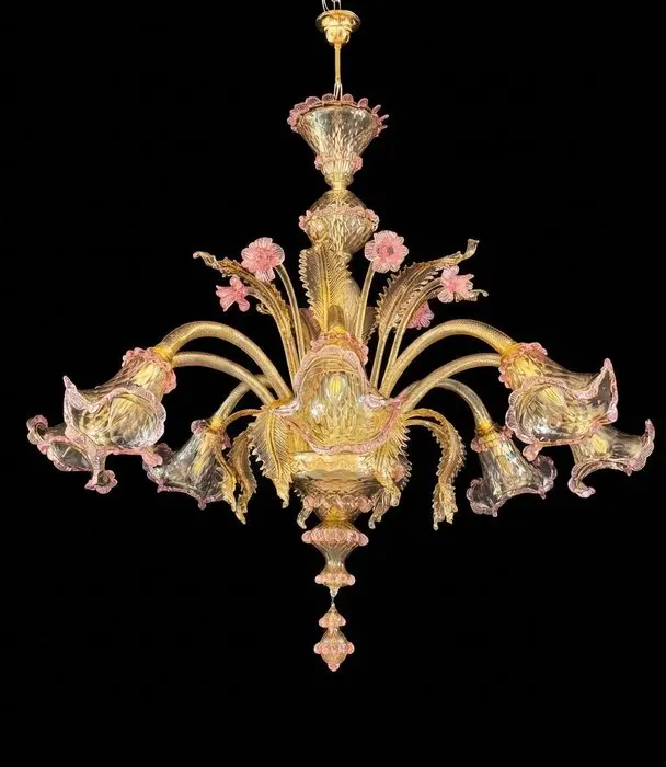Vetreria Artistica - Chandelier - Murano glass - Large chandelier