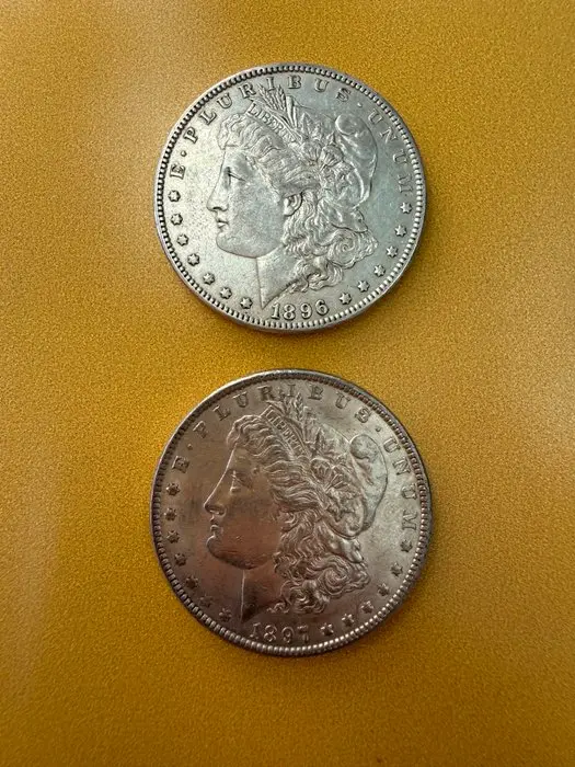 United States. Morgan Dollar 1896 & 1897 (2 munten) (No reserve price)
