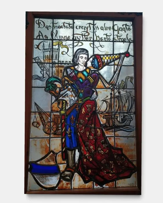 Antique inspired Stained glass window - Crul Daniël - 1950-1960