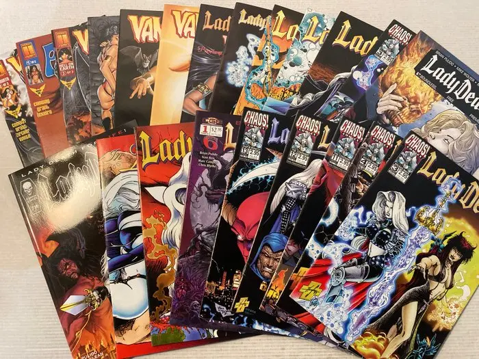Lady Death and Vampirella 22 comics! - No Reserve Price!...