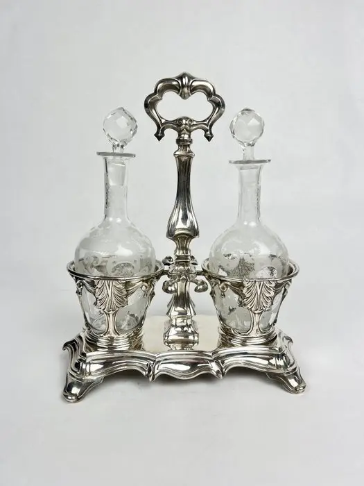 Alphonse Debain - Cruet set - Art Nouveau...