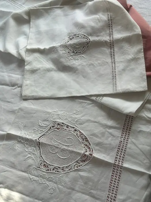 Finta matrimoniale - Fake Matrimonial - linen - Bedspread (2) - 140 cm - 250 cm