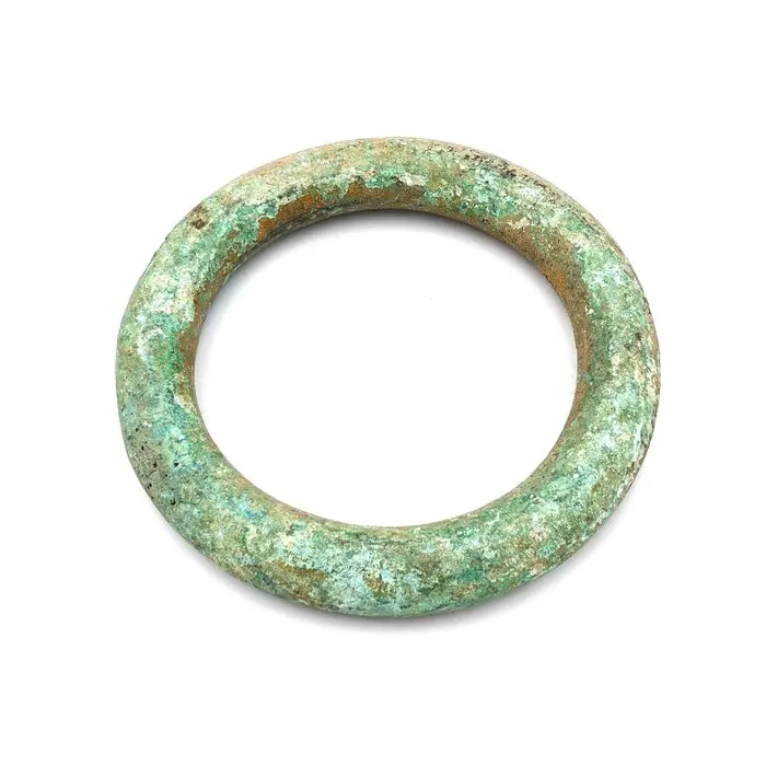 Dong Son Bronze XXL Rare Important Bangle - 135 mm