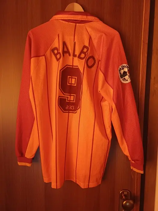 AS Roma - Italian Football League - Abel Balbo - 1996 - Football shirt