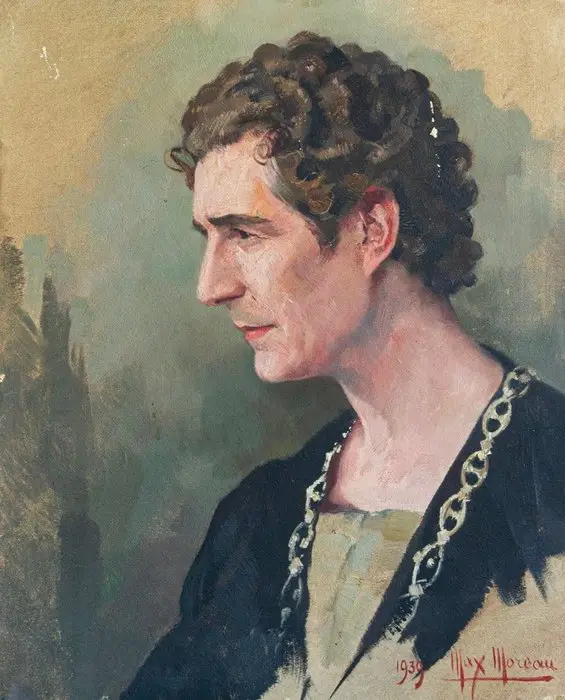 Max Léon Moreau (1902-1992) - Portrait jeune homme