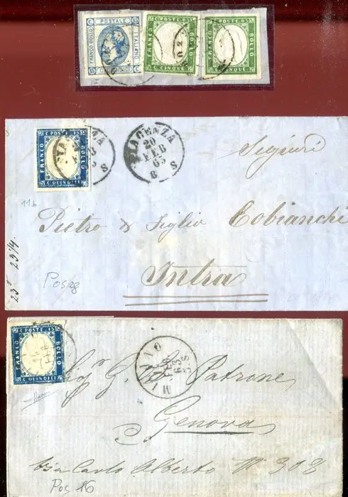 Italy Kingdom 1863 - 2 documents