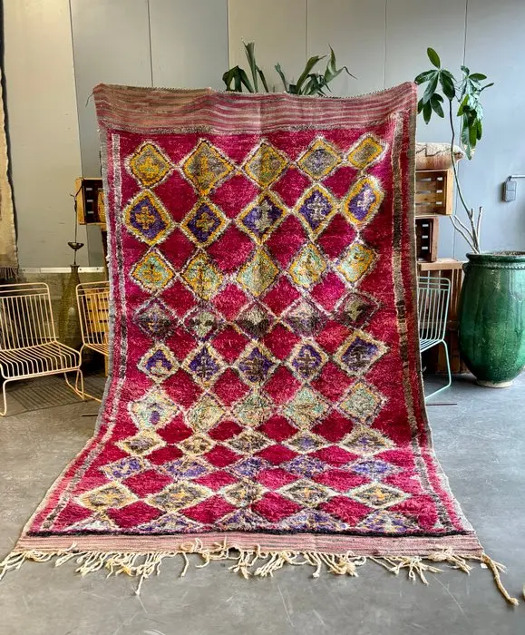 Authentic Vintage Moroccan Talsint Rug 200x350 cm –...