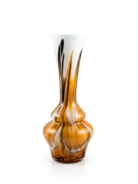 Vase - Opaline glass - hand-blown glass vase