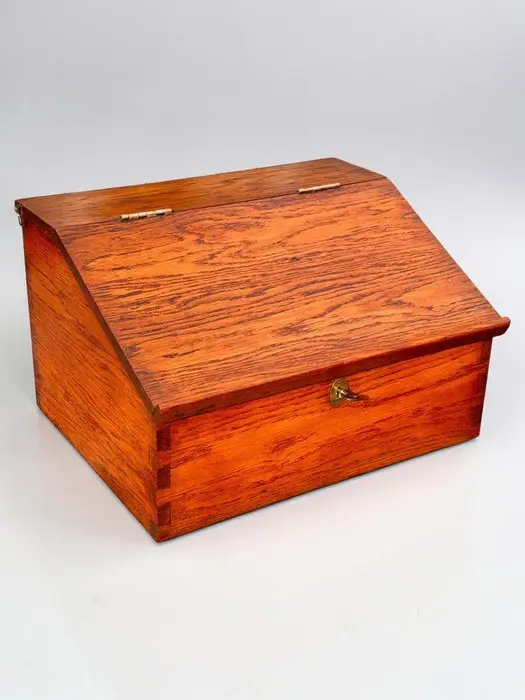 Writing slope - Oak - Victorian 1880s - 7,1Kg
