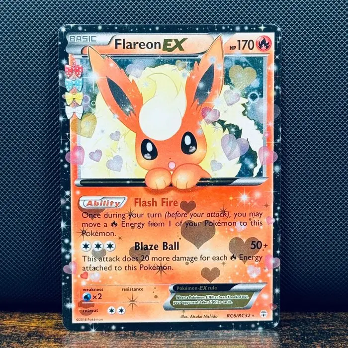 Pokémon Card - Flareon EX RC28 – Pokémon