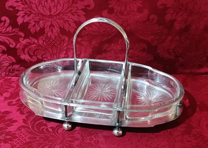 Wiskemann - Hors d'oeuvre set - Silverplated - Antico-No Reserve