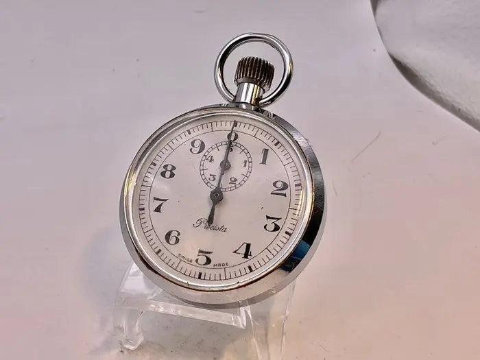Precista . LWO Lemania . Cronostop . 10 secondi . Metallo . 1950 . - 1950-1959