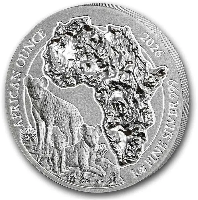 1 Troy Ounce - Silver .999 - Rwanda 2026 - 31,1 gram...