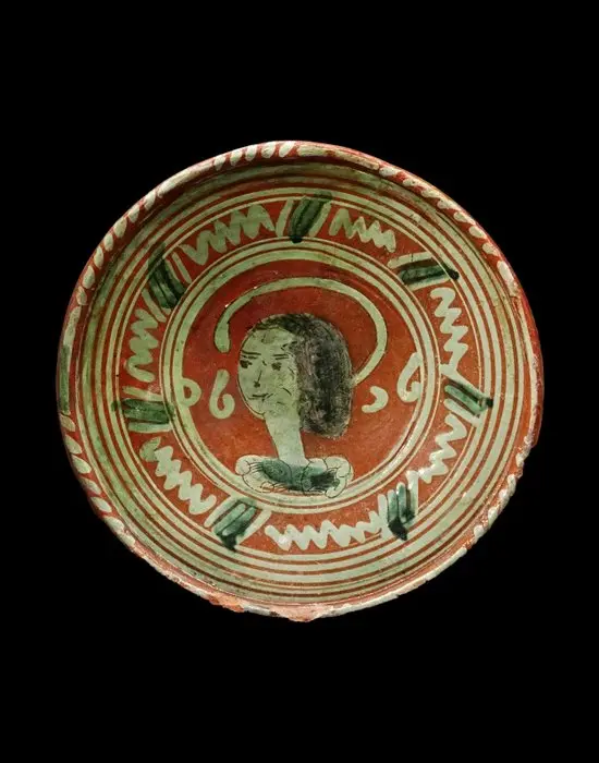 Post-medieval - Very rare majolica plate from the high period - Netherlands