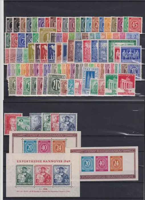 Allied Occupation - Germany 1946/1949 - Collection of General Issues