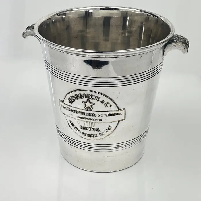 Champagne cooler - Art Deco - Silverplated - Heidsieck & Co Monopole