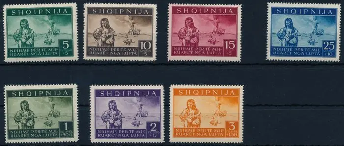 German occupation during World War II - Albania - 1944...