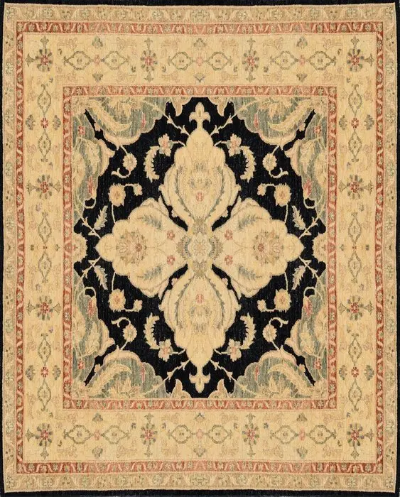 Tapis noué à la main Chubi en laine - Ziegler - Rug - 210...