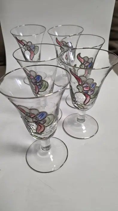 Paul Nagel Glaskunst - Jar (6) - Glass - Vintage Tiffany glasses