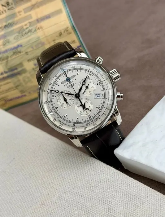 Zeppelin - 100 jahre Chronograph Date - 7680-1 - Men -