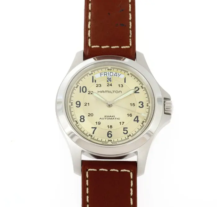 Hamilton - Khaki Field King Auto Day Date - No reserve...