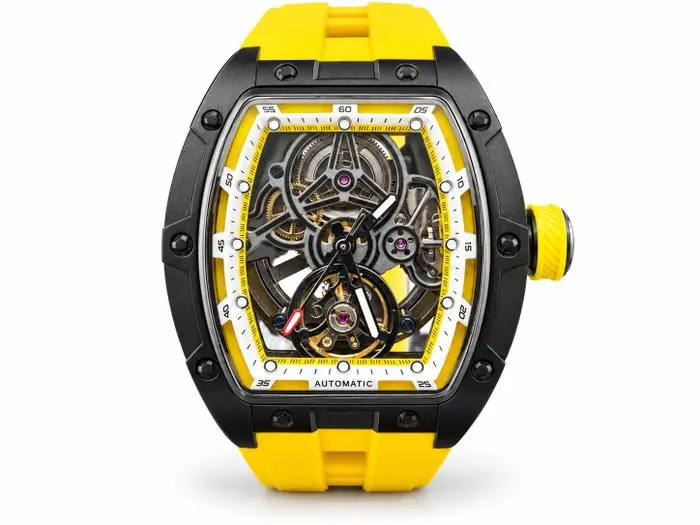 AKOR Le Locle - Azuréa Yellow | Automatic Skeleton - No...