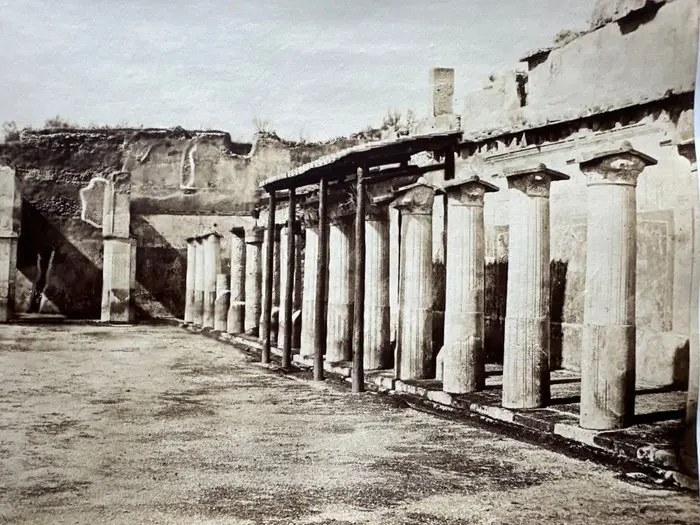 Rive (attributo) - Pompei - Collezione di tre Fotografie antiche dell’800