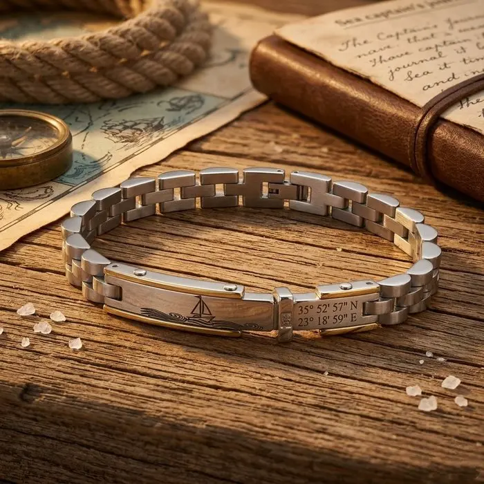 18 kt. - Steel, Yellow gold - Bracelet - Made in Italy