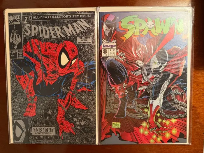 Spider-Man, Spawn 1-8 - Lotto Spider-Man e Spawn - 2 Comic/1993