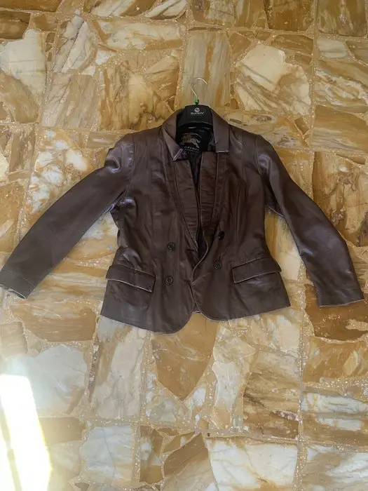Burberry - Leather jacket - Vintage