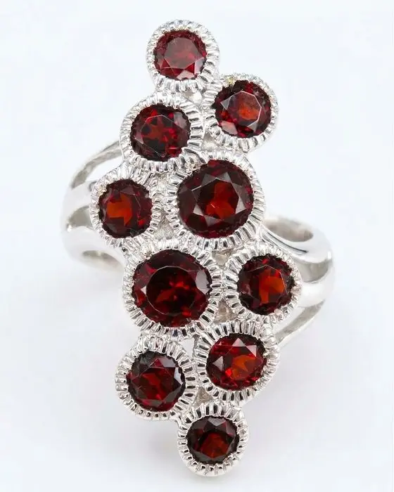 Garnet - Silver