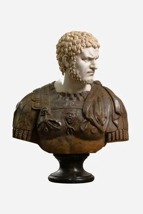 Sculpture, Busto di imperatore Caracalla - 83 cm - Marble