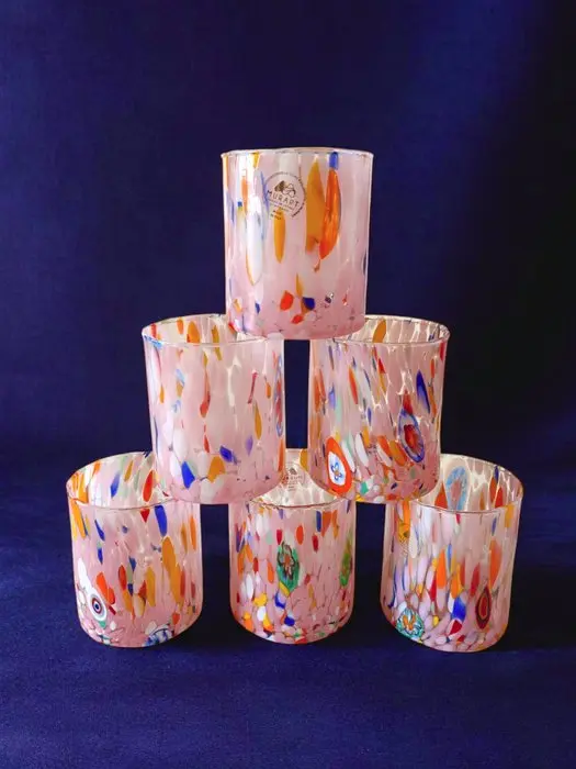 MurArt - MurArt - Drinking set (6) - Glass - Murrine