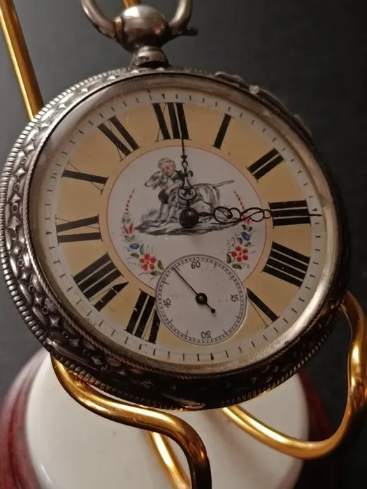 Bautte - Geneve - Orologio da Tasca "BAUTTE à Genève" in Argento