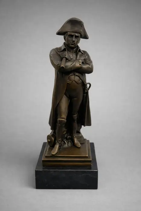 Figure - Émile Guillemin after - A bronze statue of Napoleon Bonaparte