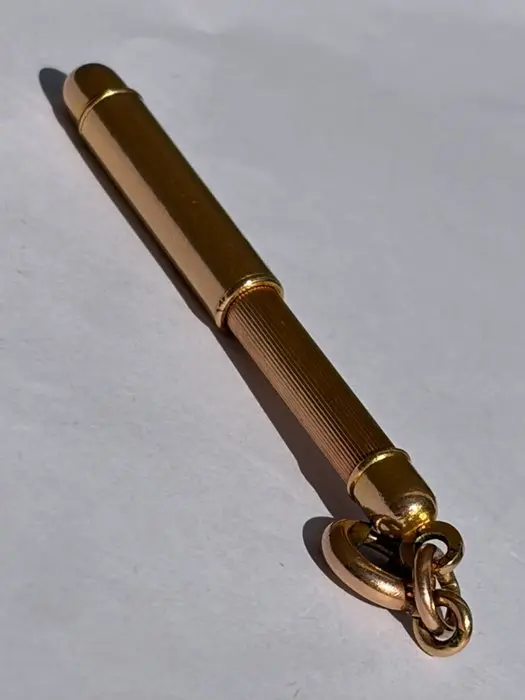 Antique Telescopic Portamina FIX Savard Chatelaine...