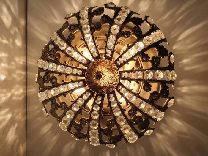Ceiling lamp - Elegant ceiling light fixture in Empire / Art Nouveau style