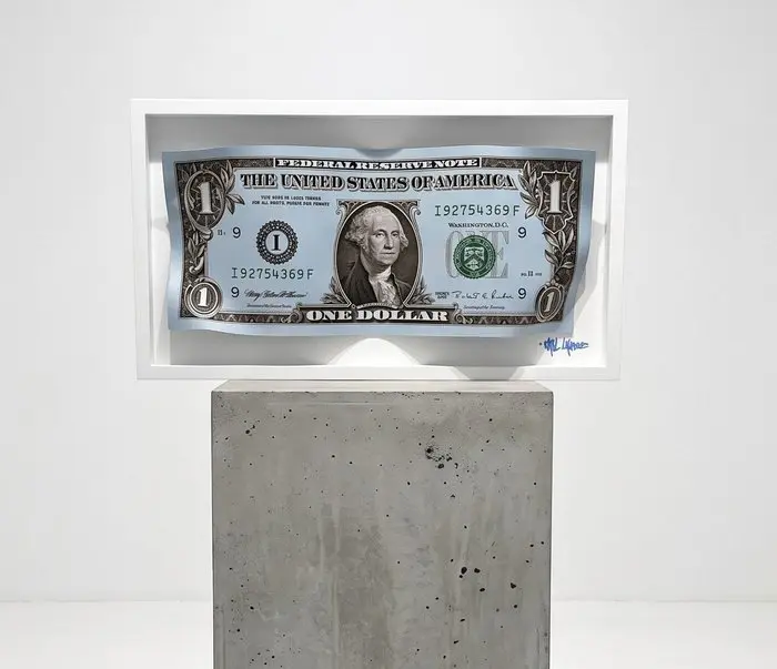 Karl Lagasse - Sculpture Alluminium et Bois NEW *One dollar minimalist Miami*