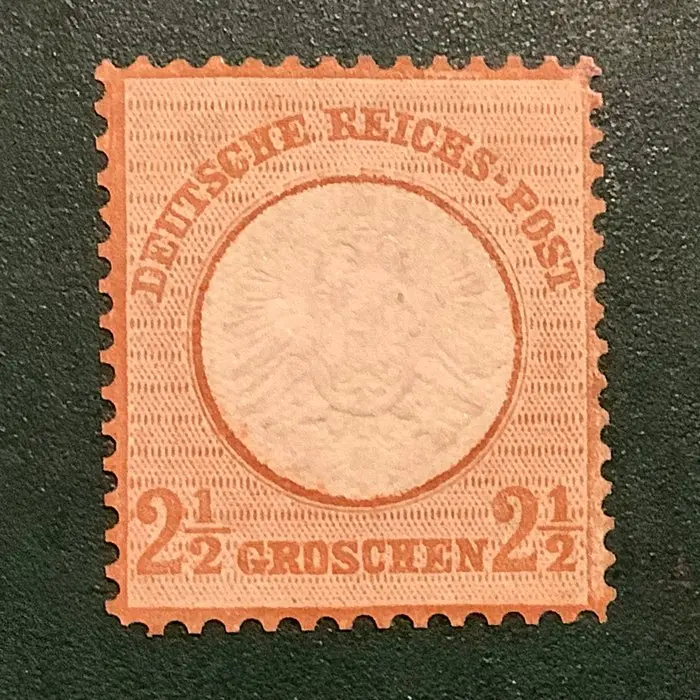 German Empire 1872 - 2.5 Groschen large breast shield...
