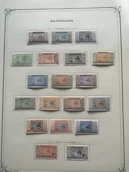 Mauritania - superbe collection de timbres