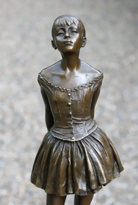 After Edgar Degas - Sculpture, Little Dancer - 6,5 kg - 39 cm - Patinated