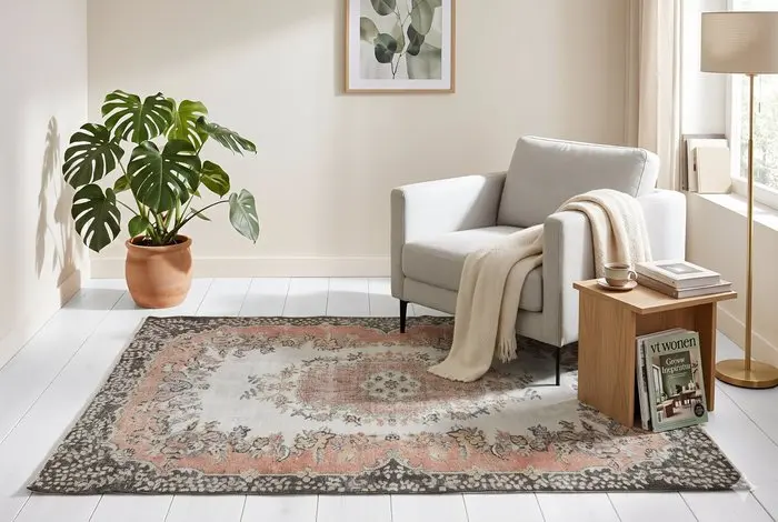 Retro Vintage - Rug - 215 cm - 115 cm - √ handmade √ certificate