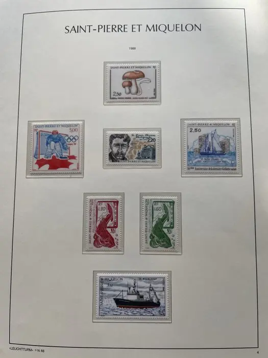 Saint-Pierre and Miquelon - superbe collection de timbres