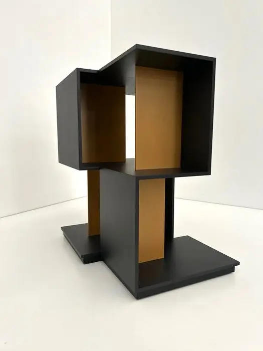 MDF Italia - Victor Vasilev - Bookcase - Qubit - "NUOVA" matte-lacquered MDF