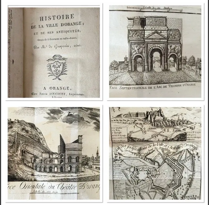 De Gasparin - Histoire de la ville d’Orange - 1815