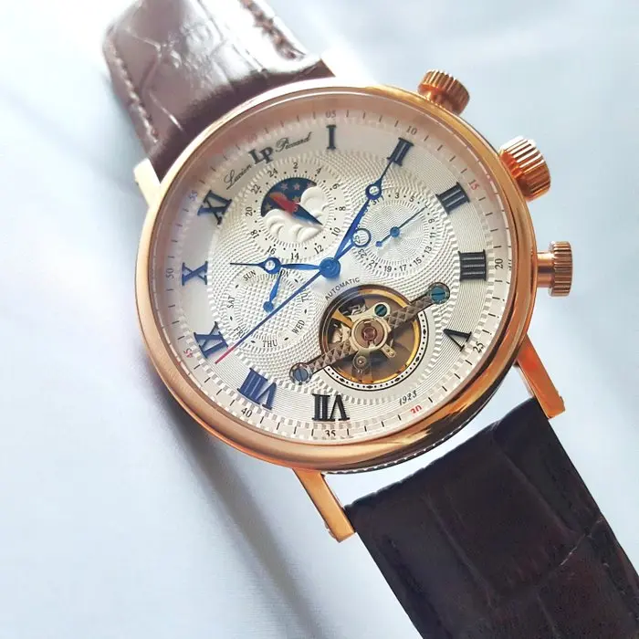 Lucien Piccard - Automatic - Moon / Sun - Calendar - Gold...