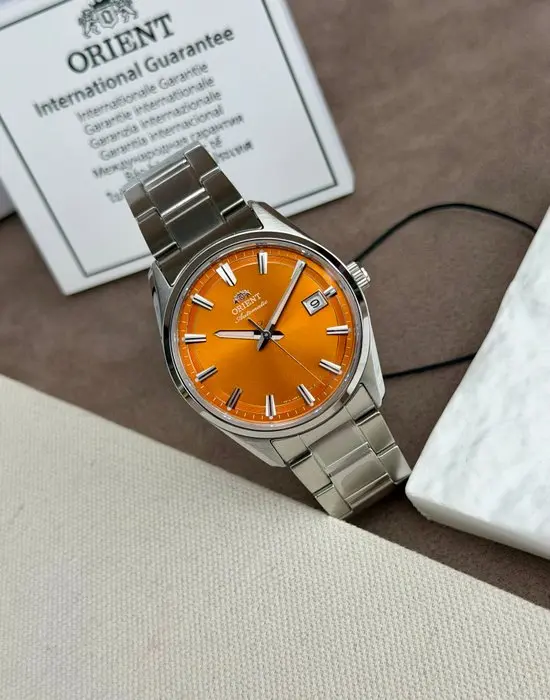 Orient - Stretto Automatic Date Orange - RA-AC0R08Y - Men - 2020-2025